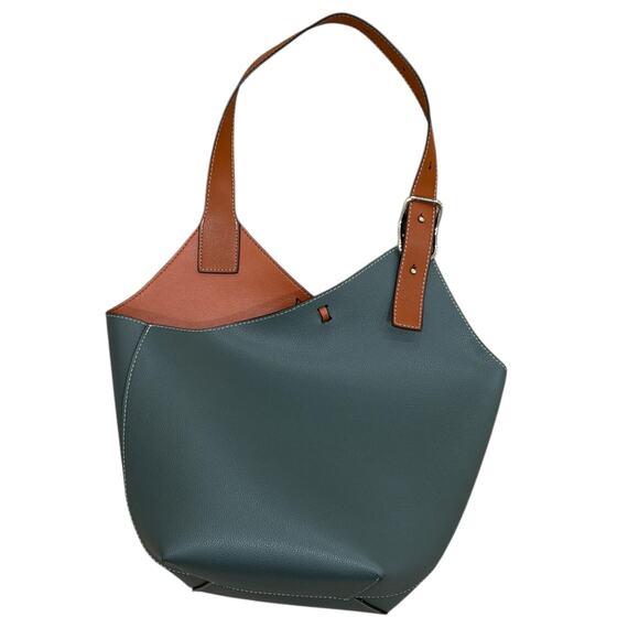 MDBM Maison de Beaute Marseilles Cholet Structured Napa Leather Tote - Picture 10 of 12